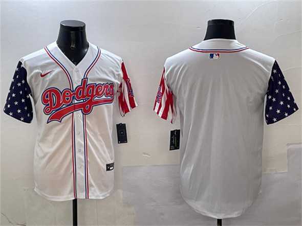 Men%27s Los Angeles Dodgers Blank White Limited Stitched Jersey